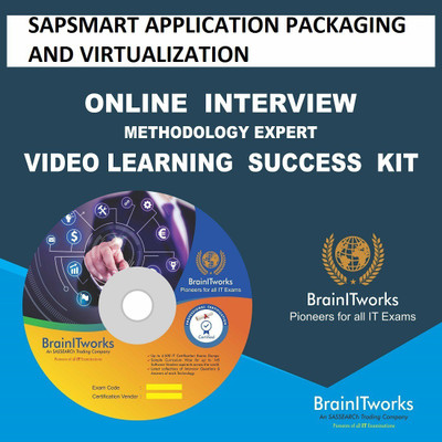 

SAPSMART APPLICATION PACKAGING AND VIRTUALIZATION Online Interview video learning SUCCESS KIT(DVD)