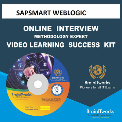 

SAPSMART WEBLOGIC Online Interview video learning SUCCESS KIT(DVD)