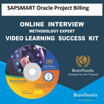 

SAPSMART Oracle Project Billing Online Video Learning Interview SUCCESS KIT(DVD)