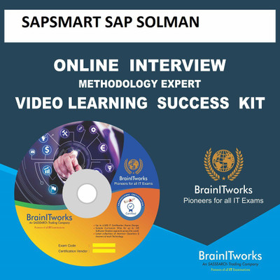 

SAPSMART SAP SOLMAN INTERVIEW & METHODOLOGY EXPERT VIDEO LEARNING SUCCESS KIT(DVD)