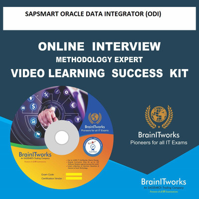 

SAPSMART ORACLE DATA INTEGRATOR (ODI) Online Interview video learning SUCCESS KIT(DVD)