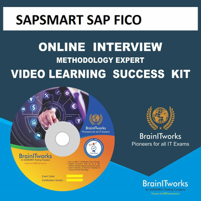 

SAPSMART SAP FICO INTERVIEW & METHODOLOGY EXPERT ONLINE VIDEO SUCCESS KIT(DVD)