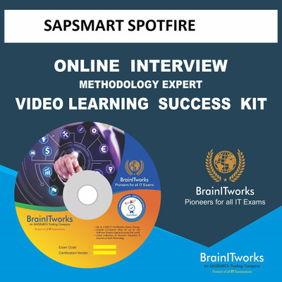 

SAPSMART SPOTFIRE Online Interview video learning SUCCESS KIT(DVD)