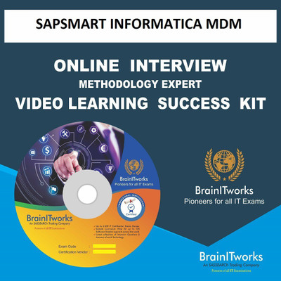 

SAPSMART INFORMATICA MDM Online Interview video learning SUCCESS KIT(DVD)