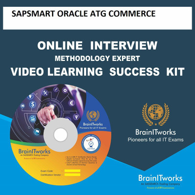 

SAPSMART ORACLE ATG COMMERCE Online Interview video learning SUCCESS KIT(DVD)