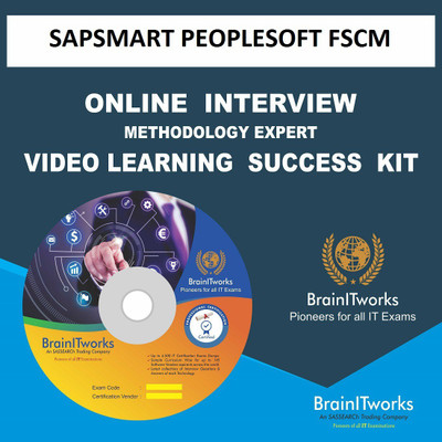 

SAPSMART PEOPLESOFT FSCM Online Interview video learning SUCCESS KIT(DVD)