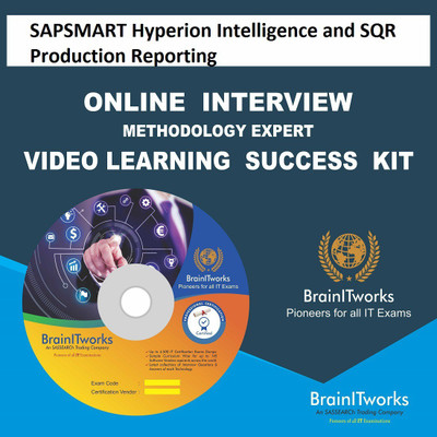 

SAPSMART Hyperion Intelligence and SQR Production Reporting Online Video Learning Interview SUCCESS KIT(DVD)