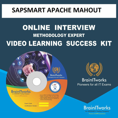 

SAPSMART APACHE MAHOUT Online Interview video learning SUCCESS KIT(DVD)