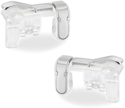 

footloose PUBG triggers R1 L1 Transparent Metal Trigger Mobile Game Controller Gaming Accessory Kit(Transparent, For Android, iOS) Gaming Accessory Kit(White, For iOS)