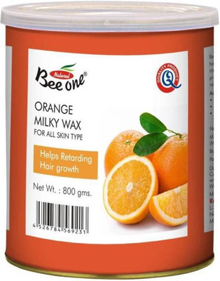 

Beeone Orange Milky Body Hair Remover Wax Wax(800 g)