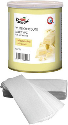 

Beeone White Chocolate Hot Body Hair Remover With Strips Wax(600 g)