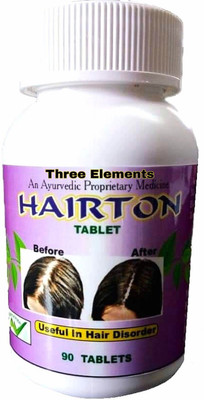 

Three Elements Hairton Supplement Tablet to Control Hair Fall, & Hair Disorder (Herbal Product)(100 g)
