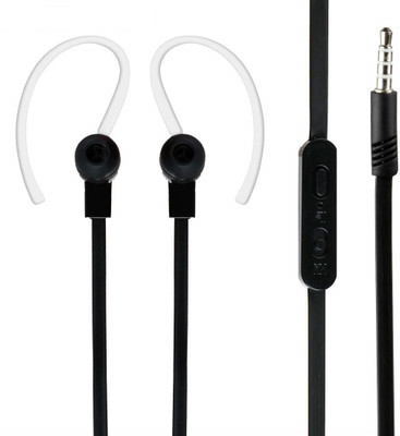 ALLEXTREME Stereo Headphone Earphone with Mic and Inline Control Wired(White, Black, On the Ear)