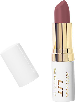 

MyGlamm LIT Satin Matte Lipstick(Wild wild country)