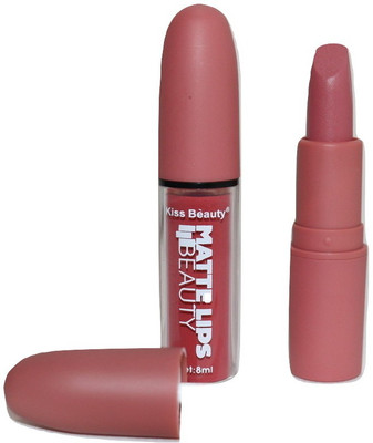 

Kiss Beauty Matte Beauty Lips(Pink)