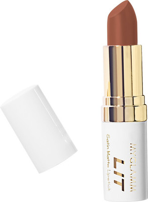 

MyGlamm LIT Satin Matte Lipstick(Modern family)
