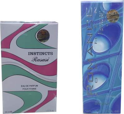 

Rasasi ROMANCE AND INSTINCTS ( PACK OF 2) Eau de Parfum - 150 ml(For Men & Women)