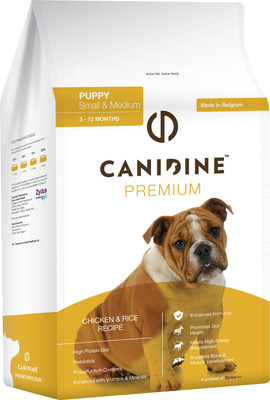 

Canidine Premium Puppy Small & Medium Chicken, Rice 10 kg Dry Dog Food