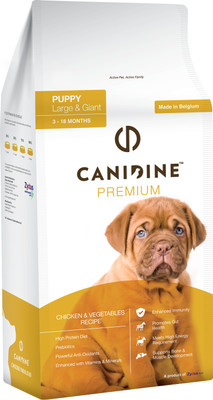 

Canidine Premium Puppy Large & Giant Chicken, Vegetable 1 kg Dry Dog Food