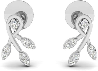 avsar Rohini White Gold 18kt Diamond Stud Earring