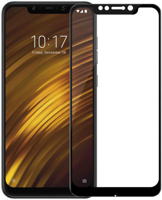 ShopeeQ Edge To Edge Tempered Glass for 6D Screen Protector xiaomi Redmi Mi Poco F1(Pack of 1)