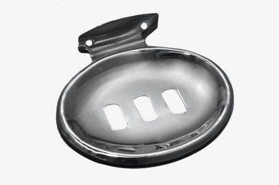 

Salonica Soap Dish chile Light Stainless Steel(Silver)
