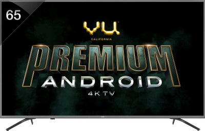 VU 65 inch Ultra HD 4K LED Smart TV is a best LED TV under 80000