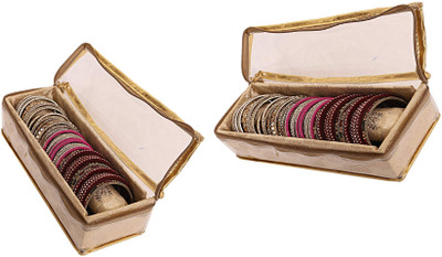 

black paper 1 Rod Bangles Box 2 Gold Jewellery bangle box 1 Rod Vanity Box(Gold)
