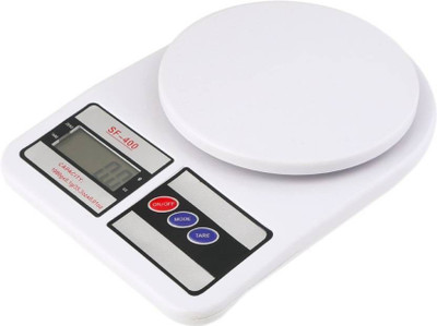 GJSHOP SF400-41 Electronic Digital Kitchen Weighing Scale 10 Kgs Weighing Scale(White)
