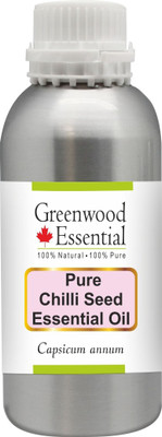 

Greenwood Essential Pure Chilli Seed Essential Oil (Capsicum annum) 100% Natural Therapeutic Grade Steam Distilled(630 ml)
