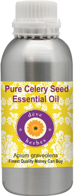 

Deve Herbes Pure Celery Seed Essential Oil (Apium graveolens) 100% Natural Therapeutic Grade Steam Distilled(630 ml)