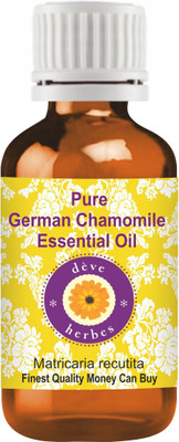 

Deve Herbes Pure German Chamomile Essential Oil (Matricaria recutita) 100% Natural Therapeutic Grade Steam Distilled(15 ml)