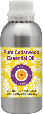 

Deve Herbes Pure Cedarwood Essential Oil (Juniperus virginiana) 100% Natural Therapeutic Grade Steam Distilled(300 ml)