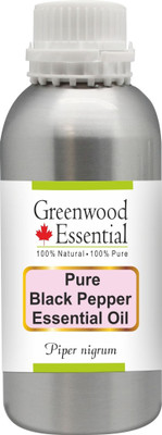 

Greenwood Essential Pure Black Pepper Essential Oil (Piper nigrum) 100% Natural Therapeutic Grade Steam Distilled(300 ml)