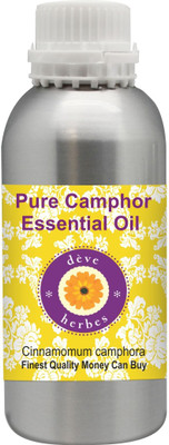 

Deve Herbes Pure Camphor Essential Oil (Cinnamomum camphora) 100% Natural Therapeutic Grade Steam Distilled(300 ml)