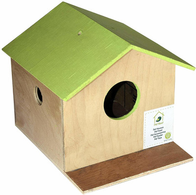 

Petnest Decorative Bird House for Sparrow and Finches Breeding Nest Bird House(Free Standing)
