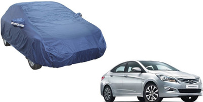 AUTO STAR Car Cover For Hyundai Eon (With Mirror Pockets)(Blue)