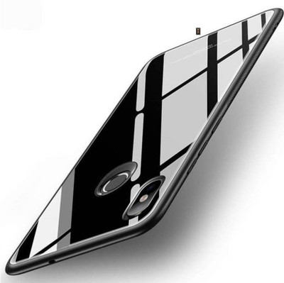 56 CASE AND COVER Back Cover for Mi Redmi Y2(Black, Pack of: 1)