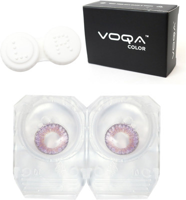 

VOQA COLOR LENSES Monthly Contact Lens(0, PURPLKE, Pack of 1)