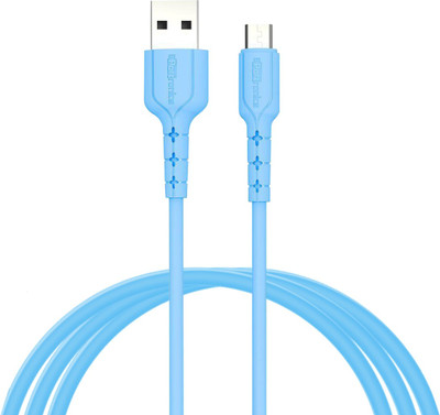 Portronics POR-227 Konnect Star 1.2 m Micro USB Cable(Compatible with All Phones for Micro USB Devices, Blue, One Cable)