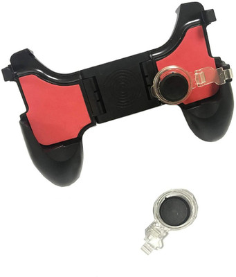 

LIFEMUSIC shooter controller button,fire and aim button pubg,game trigger gaming accessory kit,pubg triggers red black Pubg Gamepad Joystick and Trigger Fire Button phone grip Handle Game Controller Mobile Phone Joystick Touch Screen Rocker Gamepad Gamepa