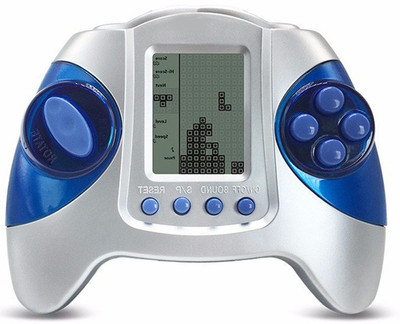 

Alafi Traditional video game for increasing hand-eye/mind concentration brain with ALL IN ONE a4 WITH 4 CHIP BRICK GAMES(Game will not work until inserting chip) NA GB with GAME, BATTERY, 4 CHIP(Multicolor)