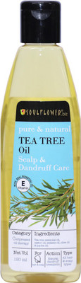 

Soulflower Tea Tree Anti-dandruff & Scalp Care Oil Hair Oil(120 ml)