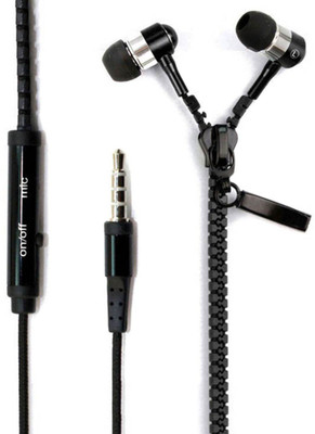 Cospex Universal Zipper Style of 3.5mm Jack Wired Headset(Multicolor, In the Ear)