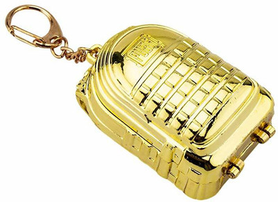 Khushi PUBG gold Bag Collectible Metal Keychain for Car Bike Men Women Keyring Key Chain
