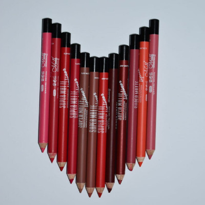 

kviya Set of 12 Super Matte Lip Liner Pencil(Multicolor)