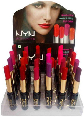 

NYN RTB MOISTURIZING MATTE LIPSTICK SET OF 24(MULTICOLOR)