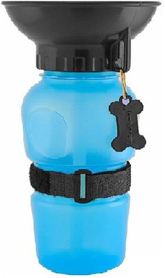 

Pets Empire Portable Travel Sports Water Bottle for Dogs Cup Holder Plastic Pet Bottle(600 ml Multicolor)