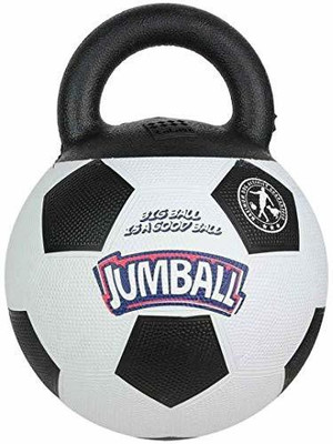 

GiGwi Jumball Soccer Ball with handle Rubber Fetch Toy For Dog