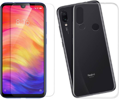 BVR Front and Back Tempered Glass for REDMI NOTE 7(Pack of 2)